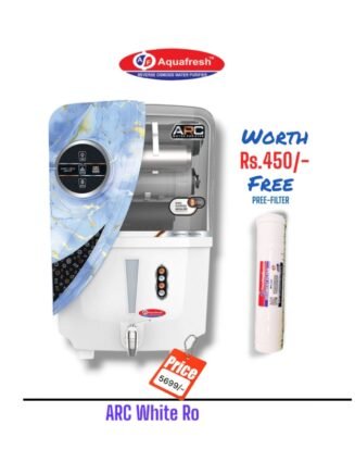 ARC White Copper RO Water Purifier  | Pro Series | One year Warranty on RO Pump and Electric Power Supply | Consumables are chargeable | Free Installation worth Rs.549 and Two Times Free Home Service Visits (250×2=Rs.500 Free)
