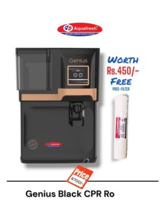 Genius Black Copper Ro Water Purifier | Premium Series | One year Warranty on RO Pump and Electric Power Supply | Consumables are chargeable | Free Installation worth Rs.549 and Two Times Free Home Service Visits (250×2=Rs.500 Free)
