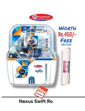 Nexus Swift RO Copper RO Water Purifier  | Pro Series | One year Warranty on RO Pump and Electric Power Supply | Consumables are chargeable | Free Installation worth Rs.549 and Two Times Free Home Service Visits (250×2=Rs.500 Free)