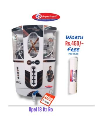 OPEL 18 Ltr Ro Water Purifier | Pro Series | One year Warranty on RO Pump and Electric Power Supply | Consumables are chargeable | Free Installation worth Rs.549 and Two Times Free Home Service Visits (250×2=Rs.500 Free)
