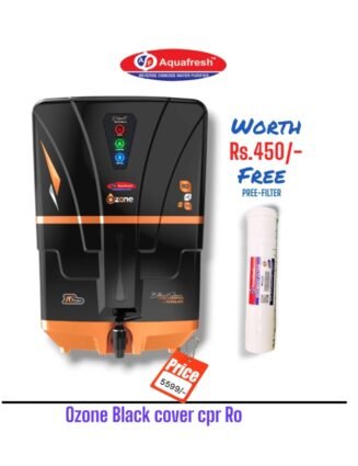 Ozone Black Copper RO Water Purifier  | Pro Series | One year Warranty on RO Pump and Electric Power Supply | Consumables are chargeable | Free Installation worth Rs.549 and Two Times Free Home Service Visits (250×2=Rs.500 Free)